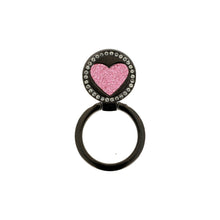 Заредете изображение във визуализатора на галерията – Ring HEART - Black-pink
