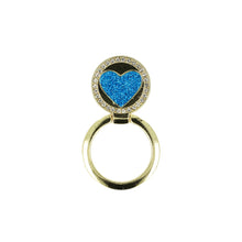 Заредете изображение във визуализатора на галерията – Ring HEART - Gold-blue
