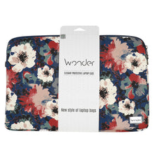 Заредете изображение във визуализатора на галерията – Wonder Sleeve Laptop 15-16 inches blue and camellias
