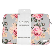 Заредете изображение във визуализатора на галерията – Wonder Sleeve Laptop 13-14 inches grey and roses
