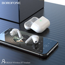 Заредете изображение във визуализатора на галерията – Borofone TWS Bluetooth Earphones BES08 Original Series White
