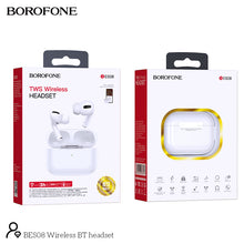 Заредете изображение във визуализатора на галерията – Borofone TWS Bluetooth Earphones BES08 Original Series White
