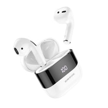 Заредете изображение във визуализатора на галерията – Borofone TWS Bluetooth Earphones BES15 Treasure White
