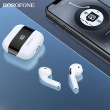 Заредете изображение във визуализатора на галерията – Borofone TWS Bluetooth Earphones BES15 Treasure White
