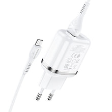 Заредете изображение във визуализатора на галерията – Borofone Wall charger DBN4 Aspiring - 2xUSB - 2,4A with USB to Micro USB cable white
