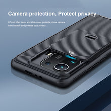 Заредете изображение във визуализатора на галерията – Nillkin CamShield Pro PC+TPU Case for Xiaomi Mi 11 Pro black
