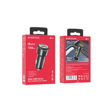 Заредете изображение във визуализатора на галерията – Borofone Car charger BZ17 Core - 2xUSB - QC 3.0 18W black
