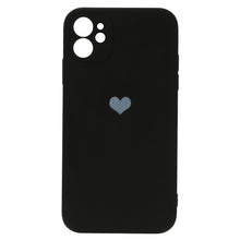 Заредете изображение във визуализатора на галерията – Vennus Silicone Heart Case for Iphone 11 design 1 black
