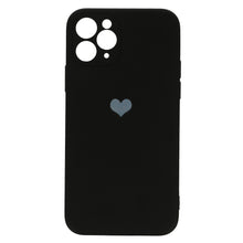 Заредете изображение във визуализатора на галерията – Vennus Silicone Heart Case for Iphone 11 Pro design 1 black
