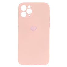 Заредете изображение във визуализатора на галерията – Vennus Silicone Heart Case for Iphone 11 Pro design 1 pink
