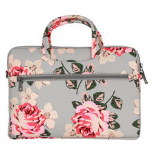 Заредете изображение във визуализатора на галерията – Wonder Briefcase Laptop 13-14 inches grey and roses
