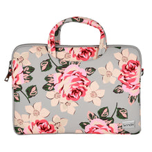 Заредете изображение във визуализатора на галерията – Wonder Briefcase Laptop 17 inches grey and roses
