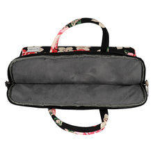 Заредете изображение във визуализатора на галерията – Wonder Briefcase Laptop 15-16 inches black and roses

