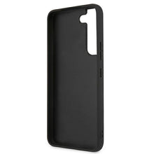Заредете изображение във визуализатора на галерията – Original KARL LAGERFELD Case Saffiano Ikonik Karl`s Head KLHCS22MSAKHBK for Samsung Galaxy S22 Plus Black
