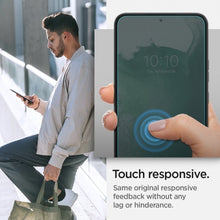Заредете изображение във визуализатора на галерията – SPIGEN Glas.Tr "Ez Fit" AGL04145 for Samsung Galaxy S22 Plus 2 pieces Black
