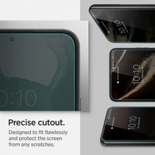 Заредете изображение във визуализатора на галерията – SPIGEN Glas.Tr "Ez Fit" AGL04145 for Samsung Galaxy S22 Plus 2 pieces Black
