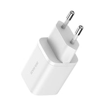 Заредете изображение във визуализатора на галерията – Wall charger Dux Ducis C80 Super Si - USB + Type C - PD 30W QC 3.0 18W 3A white
