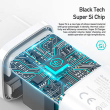 Заредете изображение във визуализатора на галерията – Wall charger Dux Ducis C80 Super Si - USB + Type C - PD 30W QC 3.0 18W 3A white
