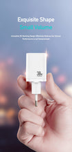 Заредете изображение във визуализатора на галерията – Wall charger Dux Ducis C80 Super Si - USB + Type C - PD 30W QC 3.0 18W 3A white
