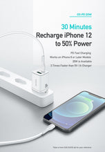 Заредете изображение във визуализатора на галерията – Wall charger Dux Ducis C80 Super Si - USB + Type C - PD 30W QC 3.0 18W 3A white
