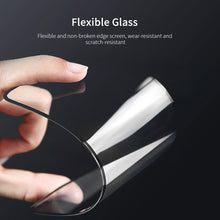 Заредете изображение във визуализатора на галерията – Bestsuit Flexible Full Glue 5D Hybrid Tempered Glass for IPHONE 13 PRO MAX Black
