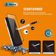 Заредете изображение във визуализатора на галерията – G-Rhino Full Glue 6D Tempered Glass for IPHONE 11 Black - 10 PACK
