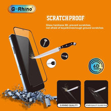 Заредете изображение във визуализатора на галерията – G-Rhino Full Glue 6D Tempered Glass for IPHONE 13 MINI Black - 10 PACK
