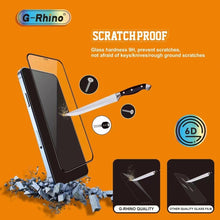 Заредете изображение във визуализатора на галерията – G-Rhino Full Glue 6D Tempered Glass for IPHONE XS MAX Black - 10 PACK
