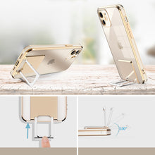 Заредете изображение във визуализатора на галерията – Tel Protect Kickstand Luxury Case for Iphone 11 Gold
