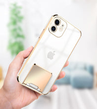 Заредете изображение във визуализатора на галерията – Tel Protect Kickstand Luxury Case for Iphone 13 Pro Gold
