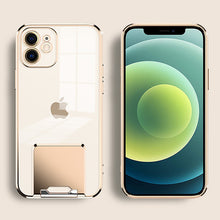 Заредете изображение във визуализатора на галерията – Tel Protect Kickstand Luxury Case for Iphone 13 Gold
