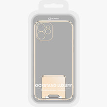 Заредете изображение във визуализатора на галерията – Tel Protect Kickstand Luxury Case for Iphone 13 Pro Gold
