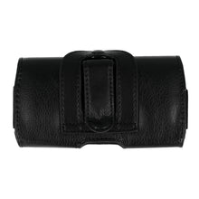 Заредете изображение във визуализатора на галерията – WONDER Belt Holster (SIZE 13) for Iphone 7/8/11 Pro/12 Mini/13 Mini/SE 2020/SE 2022/X/XS black, leather
