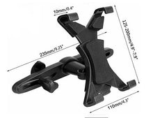 Заредете изображение във визуализатора на галерията – Car holder NB-058H for tablet to headrest 7-11 inches
