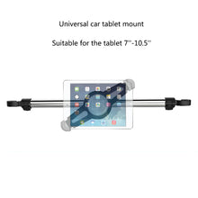 Заредете изображение във визуализатора на галерията – Car holder AX-02 for tablet to two headrests 7-11 inches
