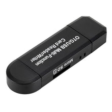 Заредете изображение във визуализатора на галерията – Card reader CR03 OTG Micro SD + SD - Micro USB + USB
