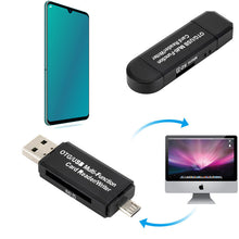 Заредете изображение във визуализатора на галерията – Card reader CR03 OTG Micro SD + SD - Micro USB + USB
