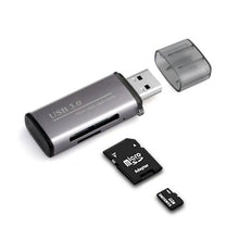 Заредете изображение във визуализатора на галерията – Card reader D-105 Micro SD + SD - USB 3.0
