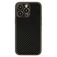 Заредете изображение във визуализатора на галерията – TEL PROTECT Leather Carbon Case for Iphone 11 Black
