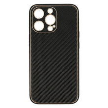 Заредете изображение във визуализатора на галерията – TEL PROTECT Leather Carbon Case for Iphone 11 Black
