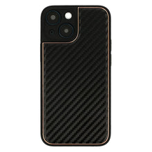 Заредете изображение във визуализатора на галерията – TEL PROTECT Leather Carbon Case for Iphone 13 Mini Black
