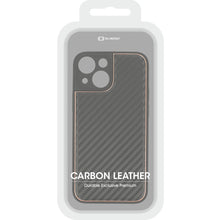 Заредете изображение във визуализатора на галерията – TEL PROTECT Leather Carbon Case for Iphone 13 Mini Black
