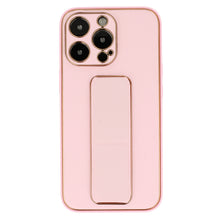 Заредете изображение във визуализатора на галерията – TEL PROTECT Leather Luxury Stand Case for Samsung Galaxy S22 Plus Light pink
