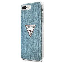 Заредете изображение във визуализатора на галерията – Original Case GUESS Jeans Collection GUHCI8LPCUJULLB for Iphone 7 Plus/8 Plus Blue
