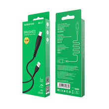 Заредете изображение във визуализатора на галерията – Borofone Cable BX37 Wieldy - USB to Micro USB - 1 metre black
