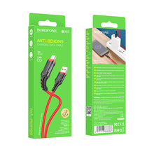 Заредете изображение във визуализатора на галерията – Borofone Cable BX67 - USB to Micro USB - 2,4A 1 metre red
