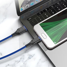 Заредете изображение във визуализатора на галерията – Borofone Cable BX67 - USB to Micro USB - 2,4A 1 metre blue
