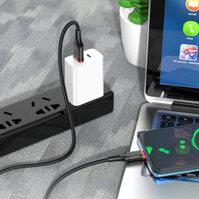 Заредете изображение във визуализатора на галерията – Borofone Cable BX67 - USB to Type C - 3A 1 metre black

