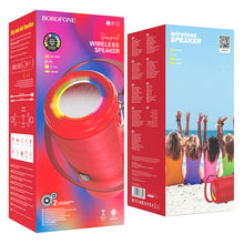 Заредете изображение във визуализатора на галерията – Borofone Portable Bluetooth Speaker BR13 Young red
