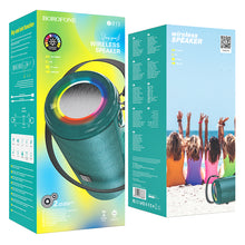 Заредете изображение във визуализатора на галерията – Borofone Portable Bluetooth Speaker BR13 Young turquoise
